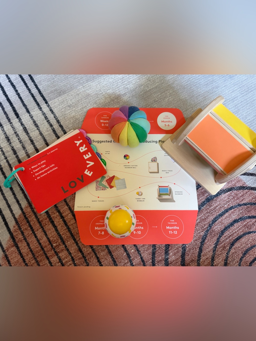 GUC - Lovevery The Sensor Play Kit - 5-6 month